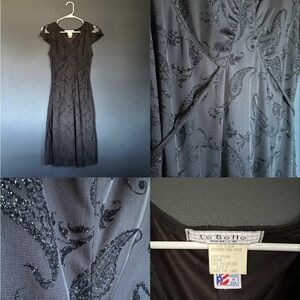 Vintage 1980s La Belle Dress | M